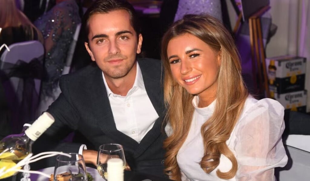 Couple enjoying a night out together.