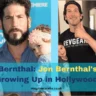 Jon Bernthal with his son Billy at a public event
