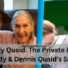 Brandy Quaid biography banner featuring a symbolic family-inspired illustration, representing the private life of Randy and Dennis Quaid’s step-sister