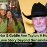 Buck Taylor and Goldie Ann Taylor smiling together at Fort Worth Stock Yards in Texas