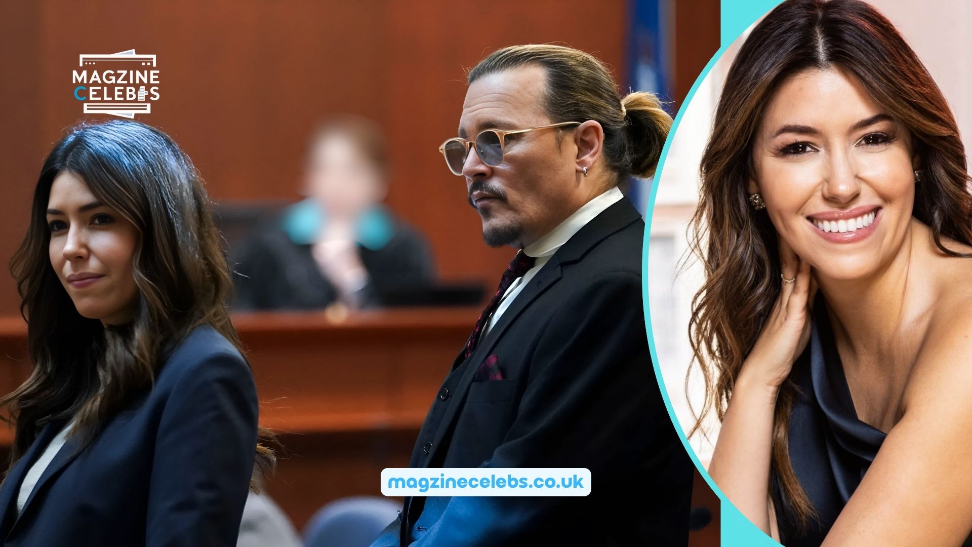 Camille Vasquez with Johnny Depp in courtroom — 2025 featured banner