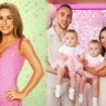 Dani Dyer with partner Jarrod Bowen and their twin daughters, featured in a 2025 collage banner.
