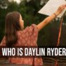 Silhouette-inspired illustration of Daylin Ryder flying a kite, modern feature image for biography article.