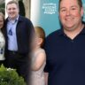Genevieve Mecher with parents Jen Psaki and Gregory Mecher in a smooth collage HD
