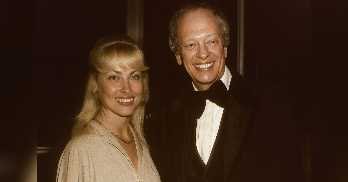 Loralee Czuchna smiling with Don Knotts in a vintage event photo, banner for 2025 net worth and biography article