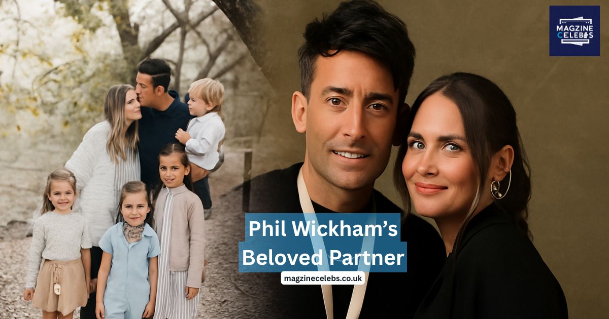 Phil Wickham with wife Mallory Plotnik and their children in a blended family portrait, 2025