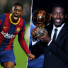 Ousmane Dembélé celebrating Ballon d’Or 2025 win with PSG success