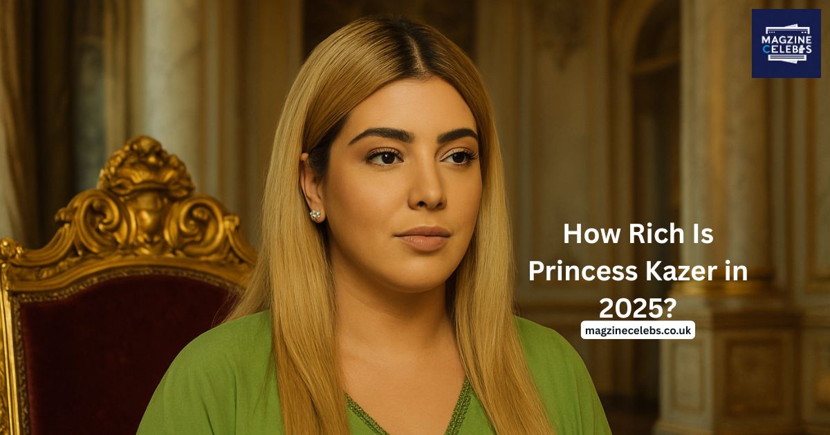 Princess Kazer in regal attire at palace throne - 2025 feature banner
