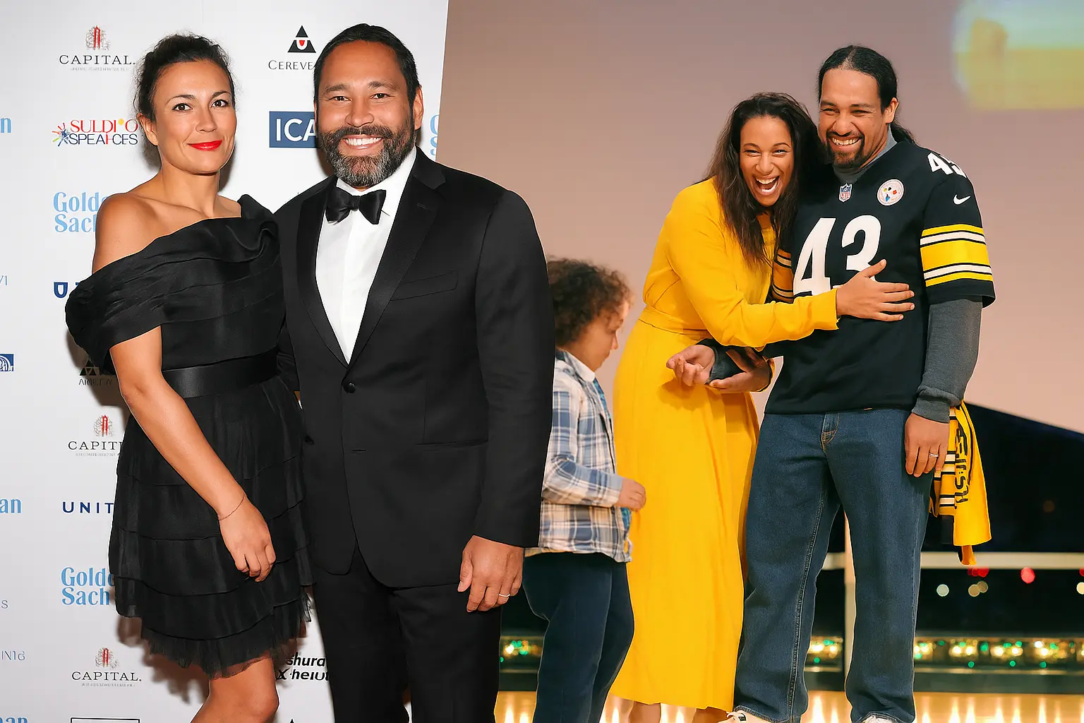 Theodora Holmes with Troy Polamalu and family – featured collage banner 2025