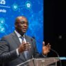 Fabien Diomande speaking at a global health event – 2025 portrait