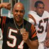 Reginald Williams in Cincinnati Bengals uniform — legendary linebacker and NFL Man of the Year