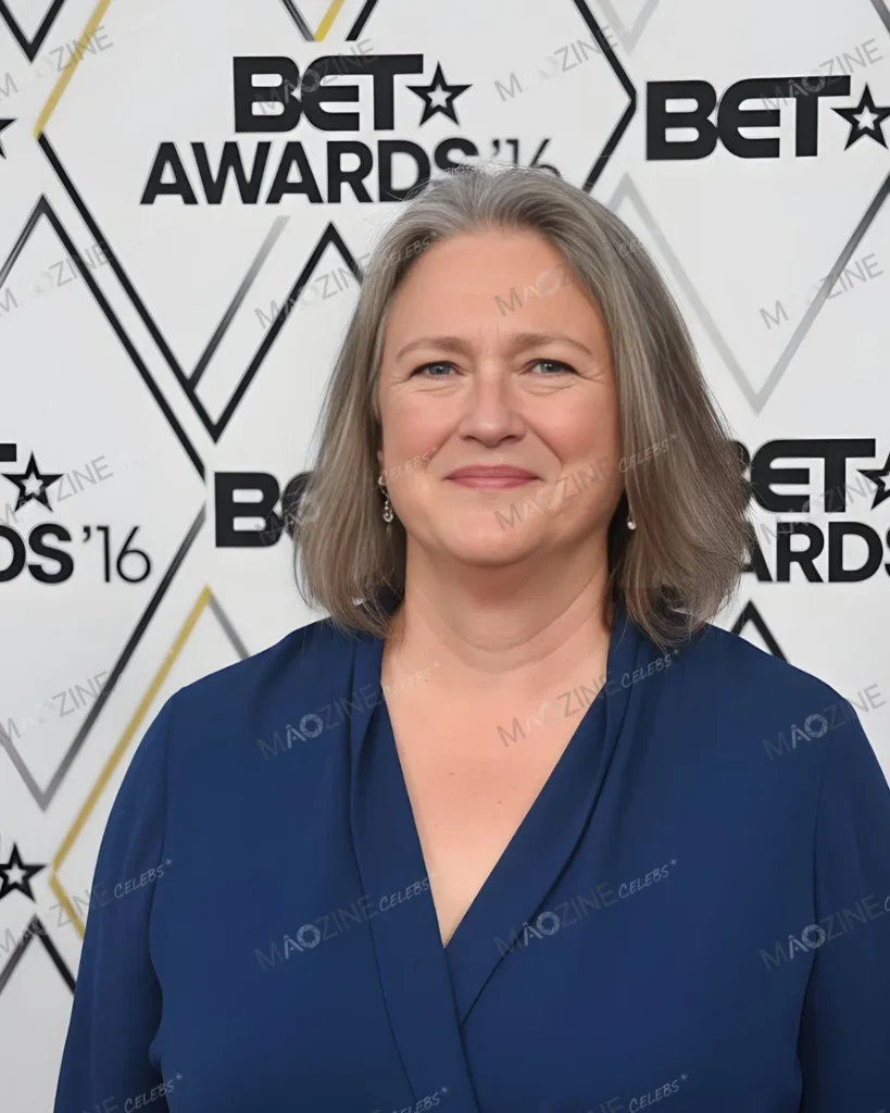 Johanna Chase solo portrait at 2016 BET Awards media wall, MagzineCelebs exclusive