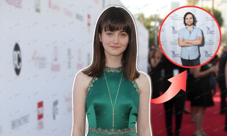 A before-and-after collage showing Stella Ritter (left) before her transition, and as Noah Lee Ritter (right) at the 2024 John Ritter Foundation gala.