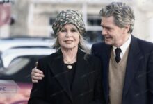 Bernard d'Ormale supporting his wife Brigitte Bardot in their final years together. The devoted husband standing by the French icon.