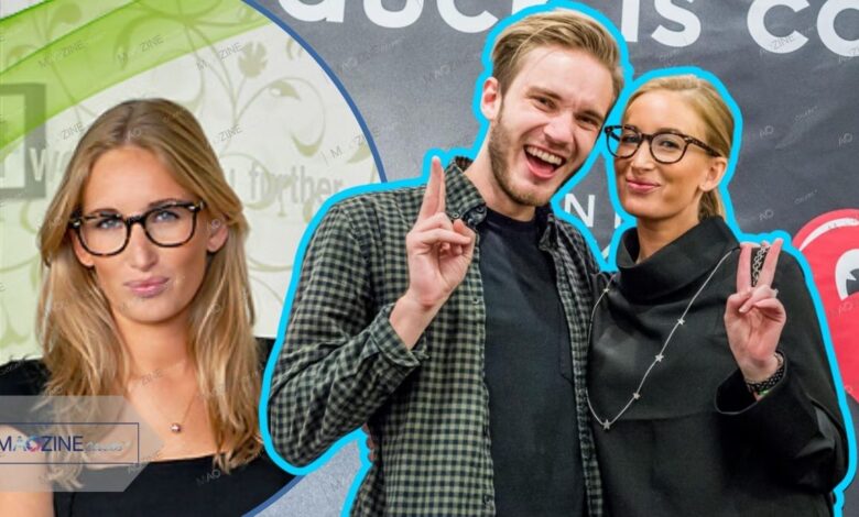 Fanny Kjellberg smiling with her brother PewDiePie (Felix Kjellberg). Rare sibling photo of Fanny Sylwander and the famous YouTuber.