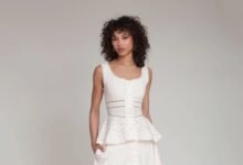 Shop the Avec Les Filles Scoop Neck Peplum Top at Macy's