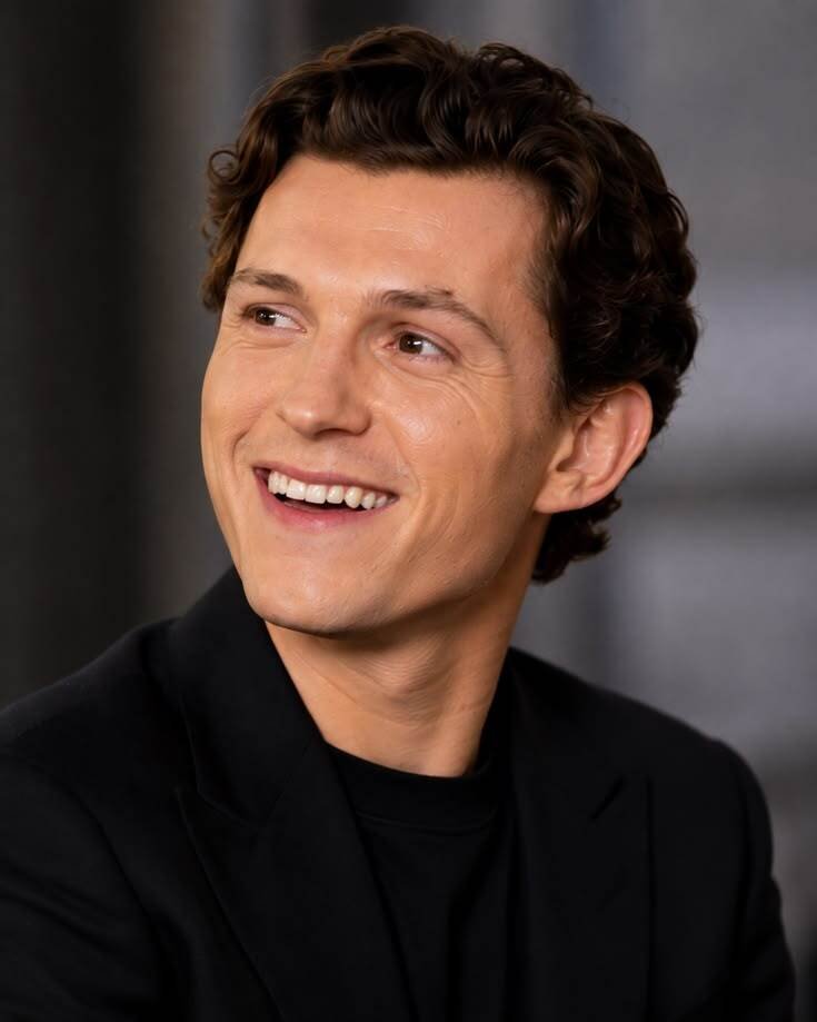 Tom Holland Smiling Picture.